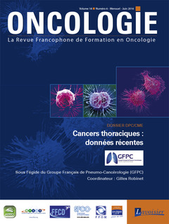 Couverture de l’ouvrage Oncologie Vol. 18 N° 6 - Juin 2016