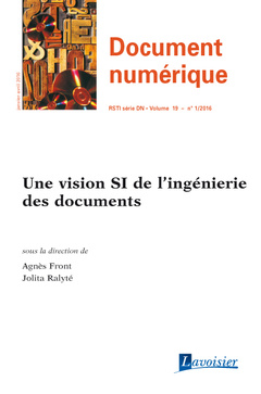 Cover of the book Document numérique RSTI série DN Volume 19 n° 1/Janvier-Avril 2016