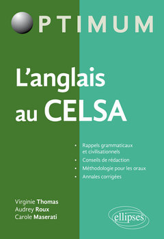 Couverture de l’ouvrage Réussir l'anglais au CELSA