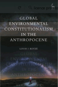 Cover of the book Global Environmental Constitutionalism in the Anthropocene
