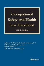 Cover of the book Occupational Safety and Health Law Handbook