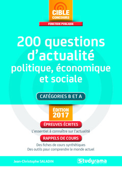 Couverture de l’ouvrage 200 questions d'actualité politique économique et sociale
