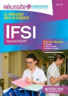 Couverture de l’ouvrage IFSI Spécial AS/AP - Examen 2016