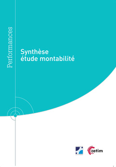 Cover of the book Synthèse étude montabilité (Réf : 9Q281)