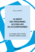 Cover of the book Le droit des personnes accueillies ou accompagnées