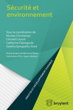 Cover of the book Sécurité et environnement