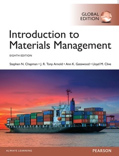 Couverture de l’ouvrage Introduction to Materials Management, Global Edition