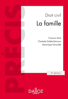 Couverture de l’ouvrage Droit civil La famille. 9e éd.
