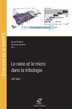 Couverture de l’ouvrage Le nano et le micro dans la tribologie