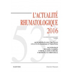 Cover of the book L'actualité rhumatologique 2016