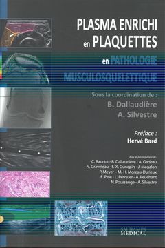 Couverture de l’ouvrage Plasma enrichi en plaquettes en pathologie musculosquelettique