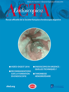 Cover of the book Acta Endoscopica Vol. 46 N° 5 - Octobre 2016