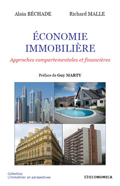 Couverture de l’ouvrage Économie immobilière - approches comportementales et financières