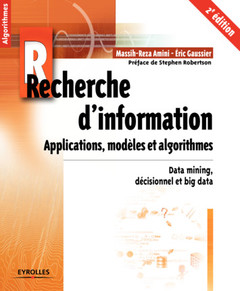 Cover of the book Recherche d'information - Applications, modèles et algorithmes