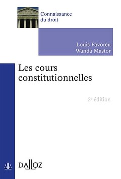 Cover of the book Les cours constitutionnelles. 2e éd.