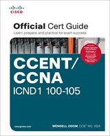 Couverture de l’ouvrage CCENT/CCNA ICND1 100-105 Official Cert Guide (inc. DVD-Rom)