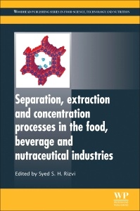 Couverture de l’ouvrage Separation, Extraction and Concentration Processes in the Food, Beverage and Nutraceutical Industries