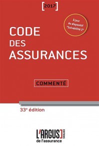 Couverture de l’ouvrage Code des assurances 2017