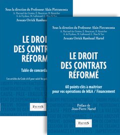 Cover of the book Droit des contrats réformé (2 volumes)