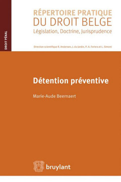 Cover of the book Détention préventive