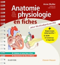 Couverture de l’ouvrage Anatomie et physiologie en fiches pour les étudiants en IFSI