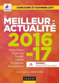 Cover of the book Le meilleur de l'actualité 2016-2017