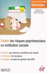 Couverture de l’ouvrage Traiter les risques psychosociaux en institution sociale