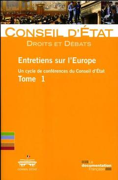 Cover of the book Entretiens sur l'Europe