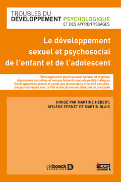 Couverture de l’ouvrage Le developpement sexuel et psychosocial de l'enfant et de l'adolescent