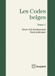 Couverture de l’ouvrage Les Codes belges - Tome 1 : droit civil fondamental. Droit judiciaire - 2015