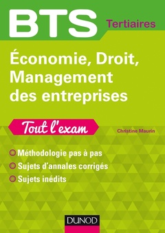 Cover of the book Economie, Droit, Management des entreprises - Tout l'exam - Méthodologie pas à pas, sujets d'annales