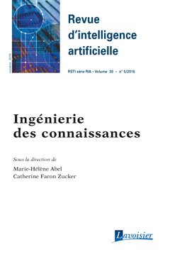 Cover of the book Revue d'intelligence artificielle - RSTI série RIA - Volume 30 - n° 5/Octobre 2016