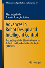 Cover of the book Advances in Robot Design and Intelligent Control
