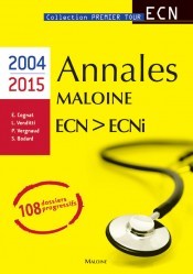 Couverture de l’ouvrage Annales maloine ECN > ECNI 2004-2015