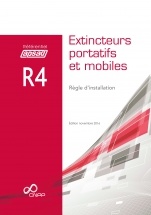 Couverture de l’ouvrage Extincteurs portatifs et mobiles. Règle d'installation (Référentiel APSAD R4)