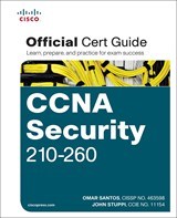 Cover of the book CCNA Security 210-260 - Official Cert Guide  (inc. CD-Rom)