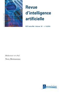 Cover of the book Revue d'intelligence artificielle RSTI série RIA Volume 30 N° 6/Novembre-Décembre 2016