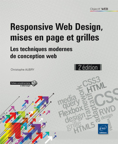 Couverture de l’ouvrage Responsive Web Design, mises en page et grilles - Les techniques modernes de conception web (2e édit