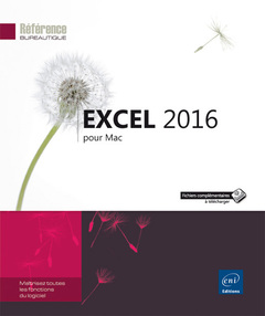 Couverture de l’ouvrage Excel 2016 pour Mac