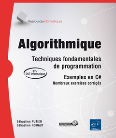 Cover of the book Algorithmique - Techniques fondamentales de programmation - exemples en C# - (nombreux exercices cor