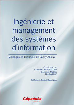 Cover of the book Ingénierie et management des systèmes d'information