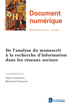 Cover of the book Document numérique - RSTI série DN - Volume 19 n° 2-3/Mai-Décembre 2016