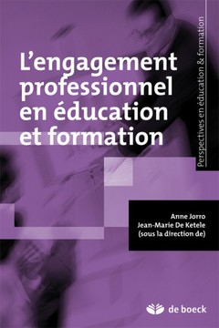 Cover of the book L'engagement professionnel en éducation et formation