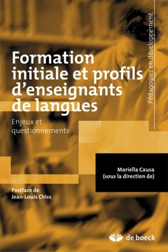 Cover of the book Formation initiale et profils d'enseignants de langues