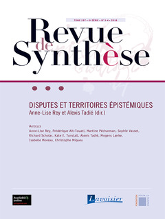 Couverture de l’ouvrage Revue de Synthèse Tome 137 - 6e Série - N° 3-4 - 2016