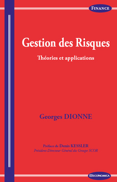 Cover of the book Gestion des risques - théories et applications