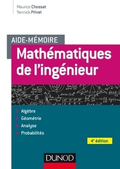 Cover of the book Aide-mémoire - Mathématiques de l'ingénieur - 4e éd.