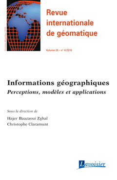 Cover of the book Revue internationale de géomatique Volume 26 N° 4/Octobre-Décembre 2016