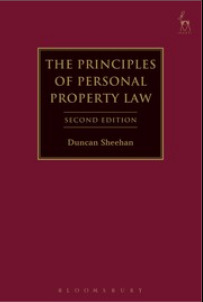 Couverture de l’ouvrage The Principles of Personal Property Law