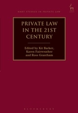 Couverture de l’ouvrage Private Law in the 21st Century 